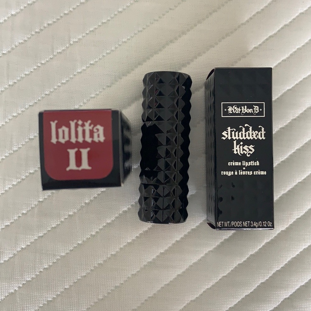 Kat Von D/KVD Beauty studded kiss lipstick in Lolita II